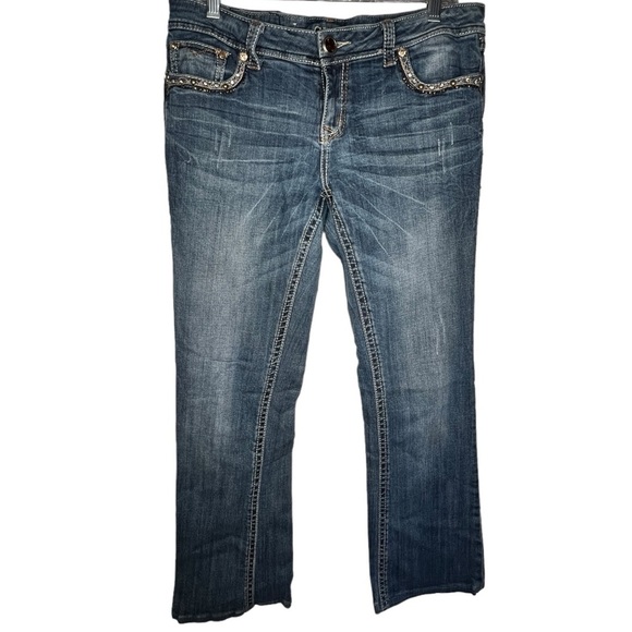 Grace in LA‎ Embellished Jeans - Picture 1 of 7